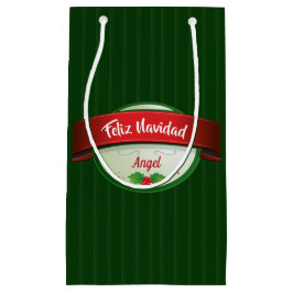 Feliz Navidad Ribbon Kleine Geschenktüte