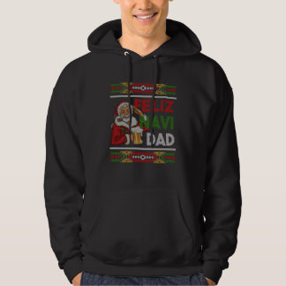 Feliz Navidad Spanish Christmas Hat Fun Mexican Hoodie