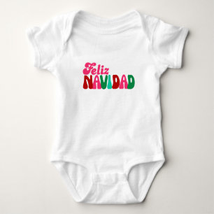 Feliz Navidad - Spaß farbenfroh Baby Strampler