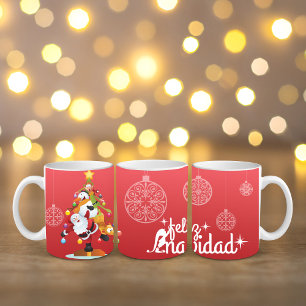 Feliz Navidad Tasse, 11 oz Kaffeetasse