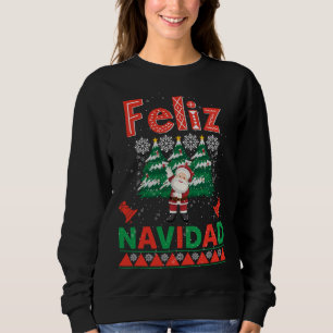 Feliz Navidad Ugly Sweat de Noël Famille Matchi