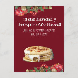 Feliz Navidad Weihnachten an el Comelón de Pupusas Postkarte