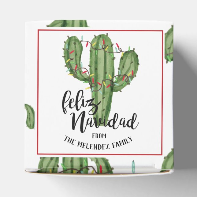 Feliz Navidad Weihnachts-Geschenkboxen Geschenkschachtel (Oben)