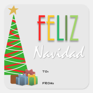 Feliz Navidad Weihnachtsgeschenke Stickers