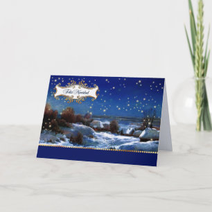 Feliz Navidad. Weihnachtskarten auf Spanisch Feiertagskarte