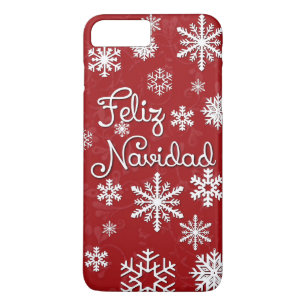 Feliz Navidad Weihnachtstelefonfälle iPhone 8 Plus/7 Plus Hülle