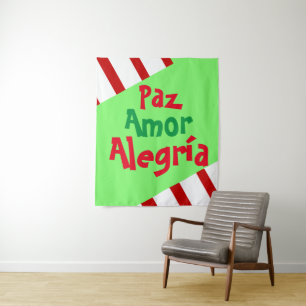 Feliz Navidad wünscht Spanischurlaub Wandteppich