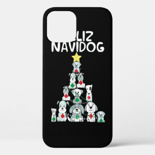 Feliz Navidog Christmas Dog T - Shirt, Funny Niedl Case-Mate iPhone Hülle