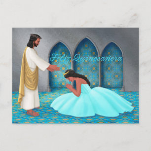 "Feliz Quinceañera." Carte postale