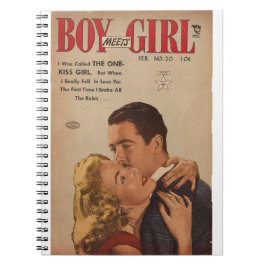 Fell in Liebe - Romantisches Comic Buch - Retro Co