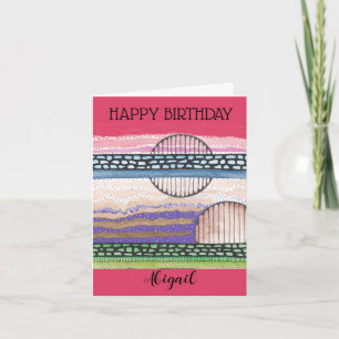 Fell Top Fantasy, gemischte Medien, Ihr Name, Gebu Karte