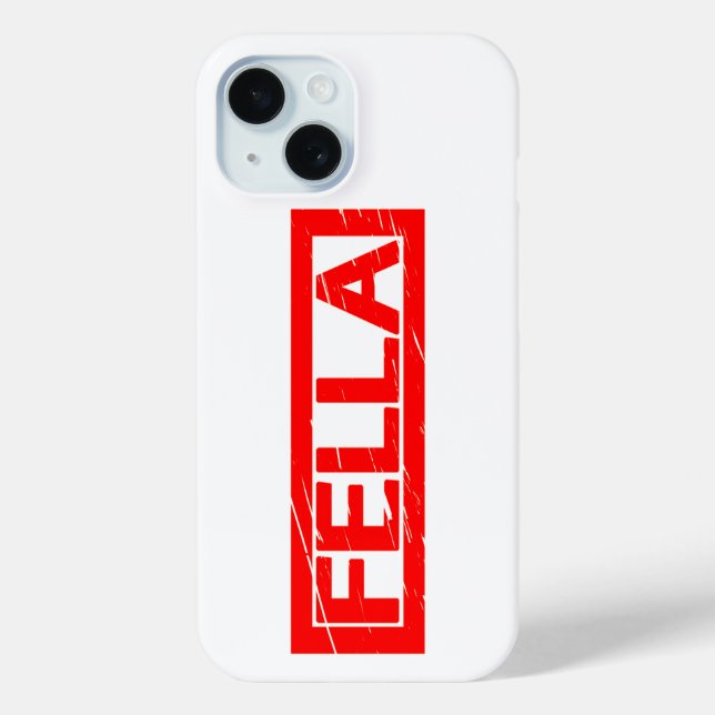 Fella Briefmarke Case-Mate iPhone Hülle (Rückseite)