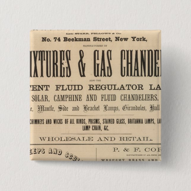 Fellows, Hoffman und Unternehmen Button (Vorderseite)