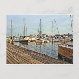 Fells Point Marina in Maryland Postkarte