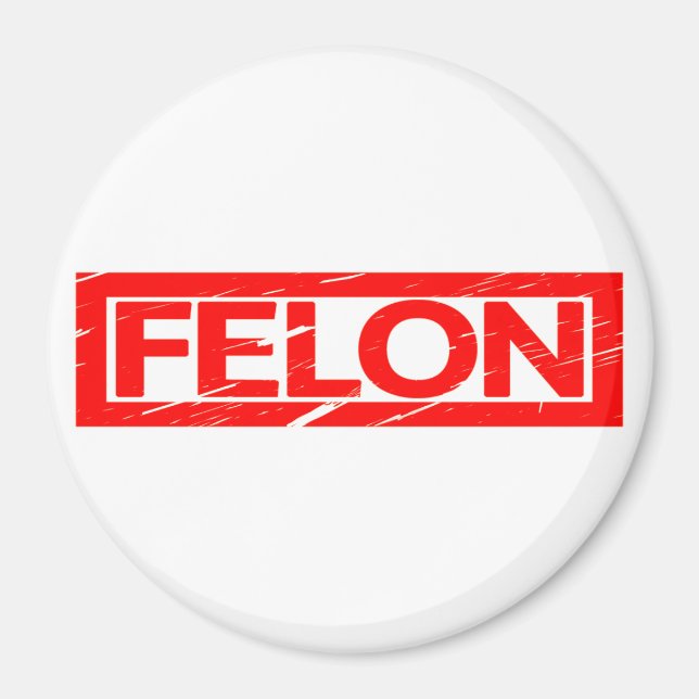 Felon Briefmarke Magnet (Vorne)