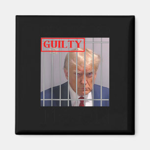 Felon Donald Trump Guilty sperrt Trump das Gefängn Magnet