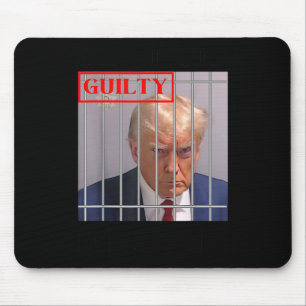 Felon Donald Trump Guilty sperrt Trump das Gefängn Mousepad