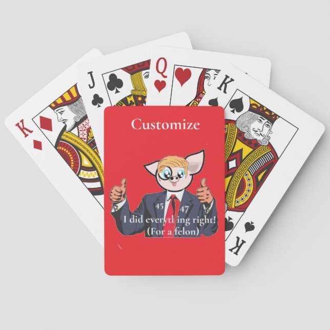 Felon Präsident Thunder_Cove Spielkarten (Rückseite)