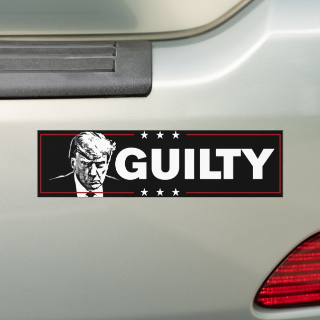 Felon Trump ist schuldig Anti-Trump Autoaufkleber (Auf Auto)