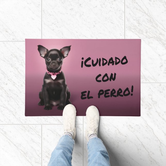 Felpudo. ¡Cuidado con el perro! Fußmatte (Indoor)