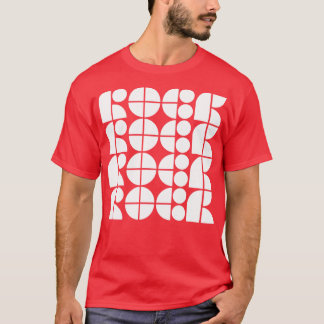 Fels-Typografie T-Shirt