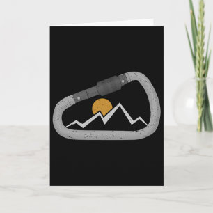 Felsberg-Kletterkarabiner-Geschirr Berg Karte