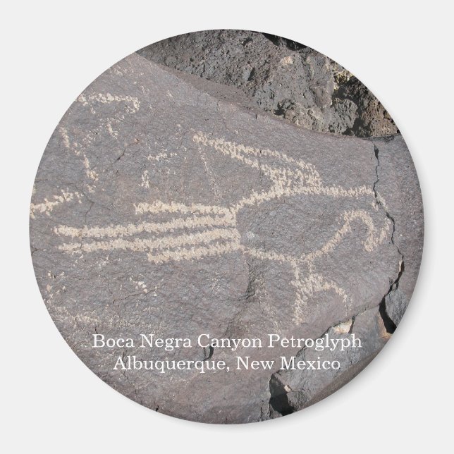 Felsbild Boca Negra Canyon Magnet (Vorne)