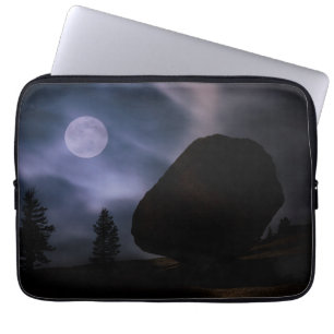 Felsbrocken im Mondlicht Yosemite-Nationalpark Laptopschutzhülle