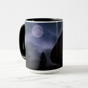 Felsbrocken im Mondlicht Yosemite-Nationalpark Tasse