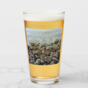 Felsen am Meer Glas