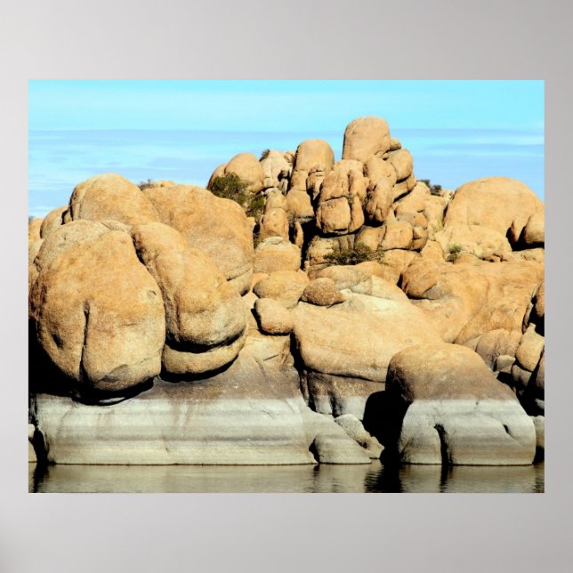 Felsen am Watson Lake Poster (Vorne)