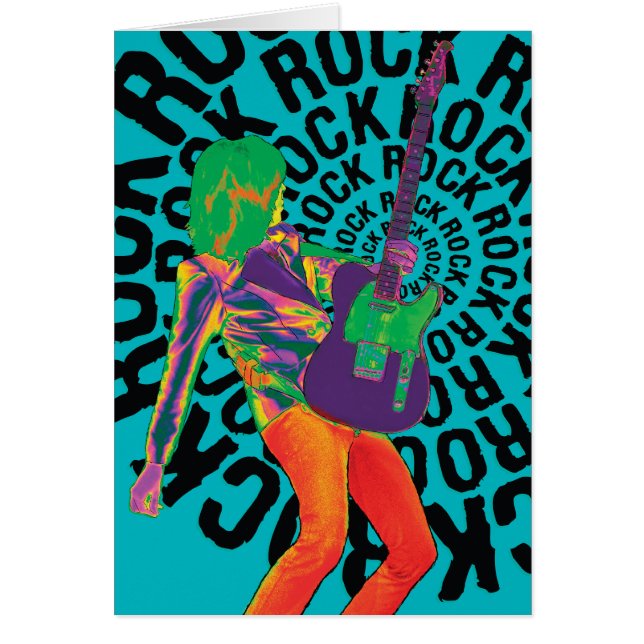 Felsen an mit Ihrem schlechten Selbst! Karte (Vorne)