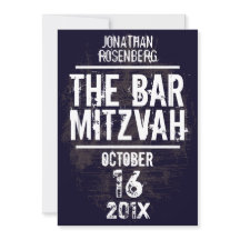 Felsen-Band-Bar Mitzvah alle Einladung tippen
