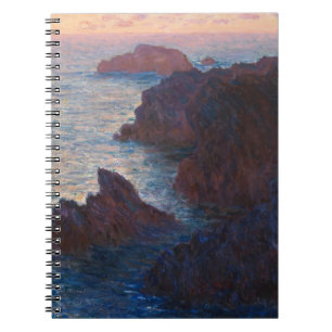 Felsen bei Belle-Île, Port-Domois (Claude Monet) Notizblock