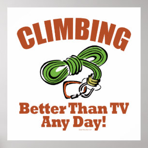 Felsen, Bergsteigen Poster