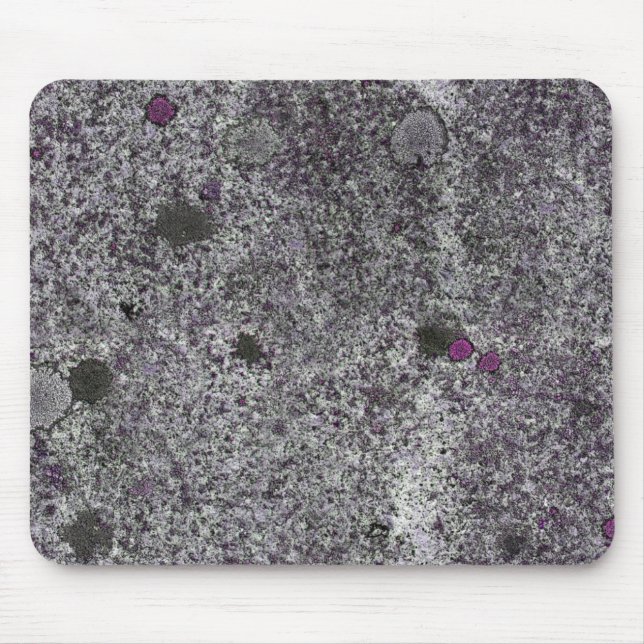 Felsen-Beschaffenheits-grauer Granit mit rosa Mousepad (Vorne)