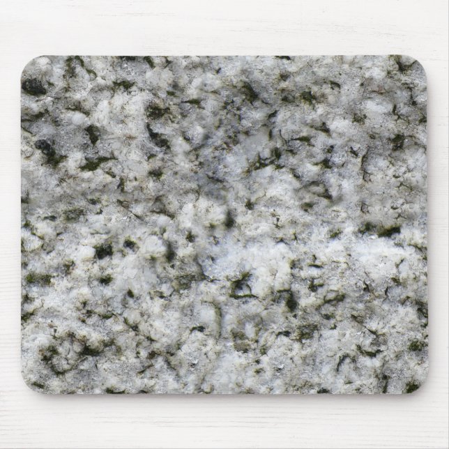 Felsen-Beschaffenheits-Weiß-Granit Mousepad (Vorne)