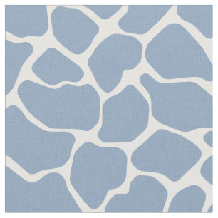 Felsen-blaue Safari-Giraffe Stoff