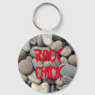 FELSEN-CHICK PEBBLE STEIN KNOPF SCHLÜSSELANHÄNGER
