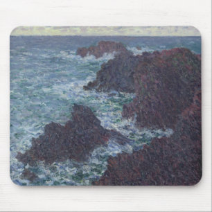Felsen Claude Monets am Belle-Ile, die wilde Mousepad