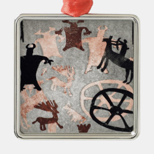 Felsen, der 1994 malt ornament aus metall