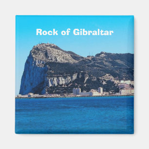 Felsen des Gibraltar-Reise-Foto-Andenken-Magneten Magnet
