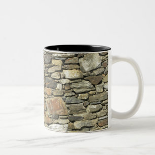 Felsen-Felsen-Tassen-natürliche Steinwand Zweifarbige Tasse