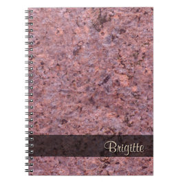 Felsen-Foto-Geologie-Beschaffenheits-Rosa Notizblock