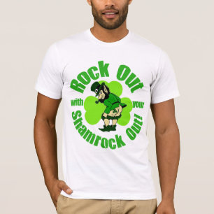 Felsen heraus mit Ihrem Kleeblatt heraus T-Shirt