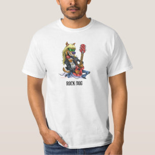 Felsen-Hundet-shirt T-Shirt