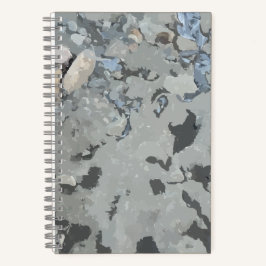 Felsen im Fluss Spiral-Notebook Notizbuch