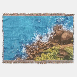 Felsen im Meer, Ansicht von oben 1 Decke