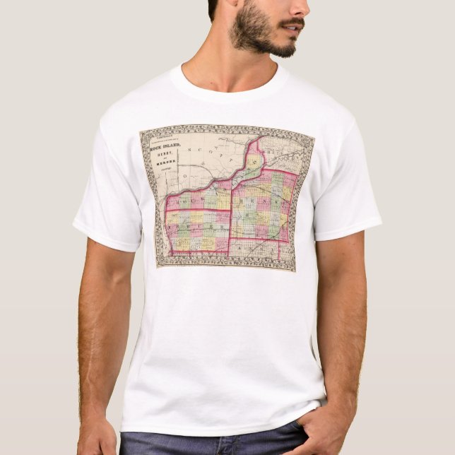 Felsen-Insel, Henry, Mercer-Landkreise T-Shirt (Vorderseite)