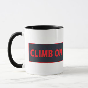 Felsen klettern tasse